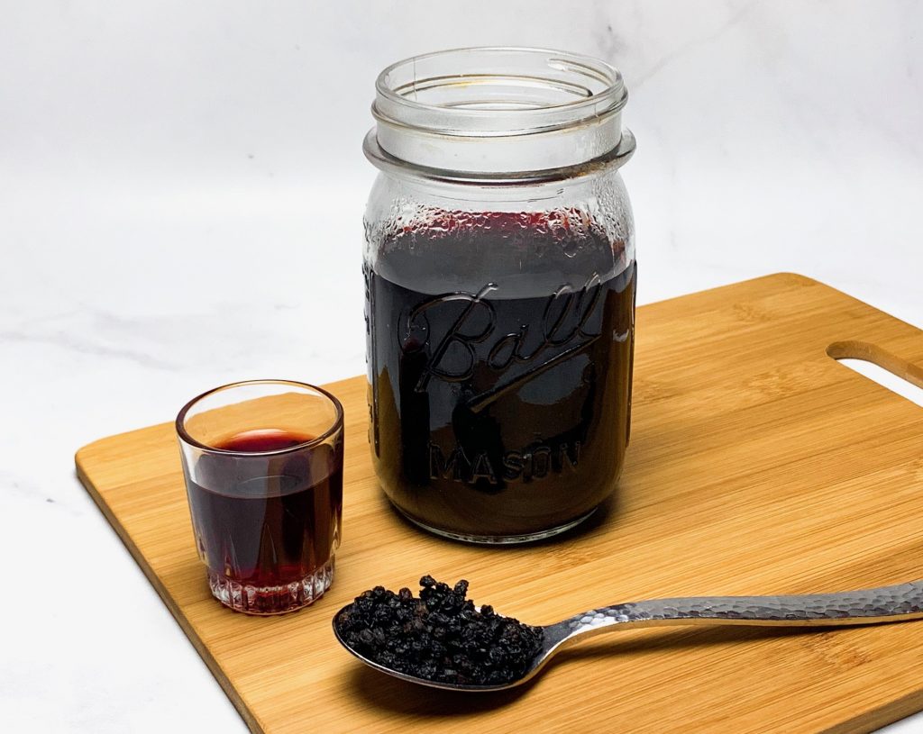 how to make your own vegan elderberry syrup 