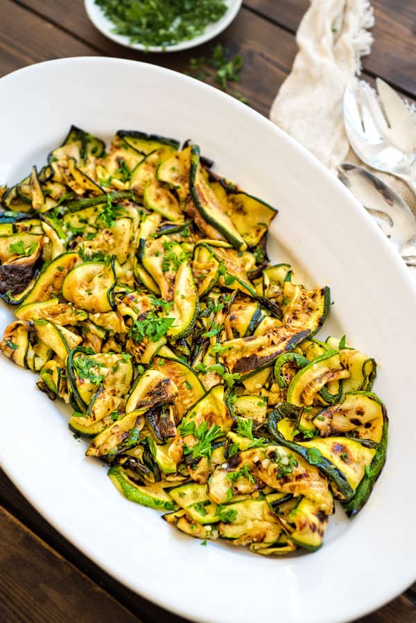 This zucchini super flavorful