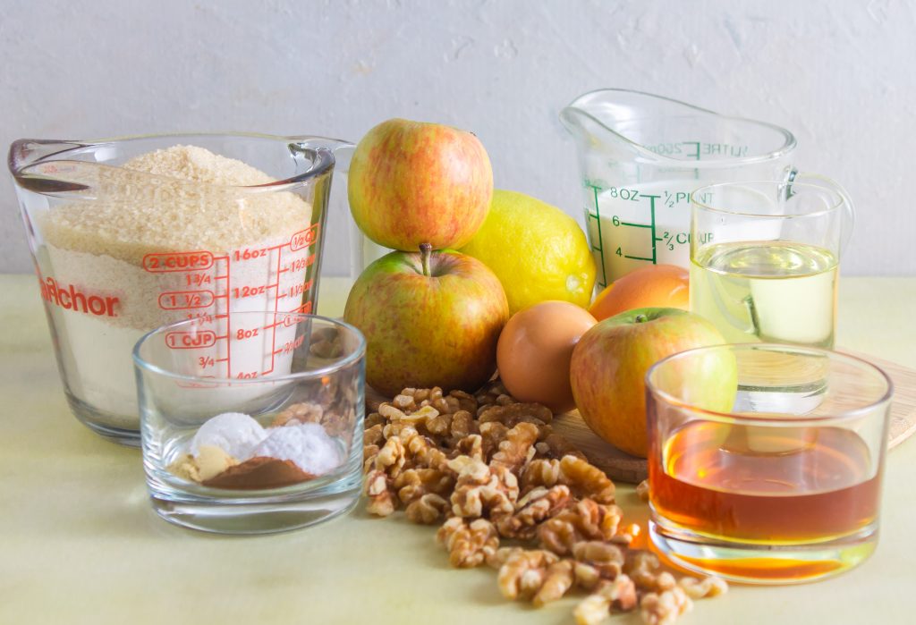 apple walnut muffin ingredients