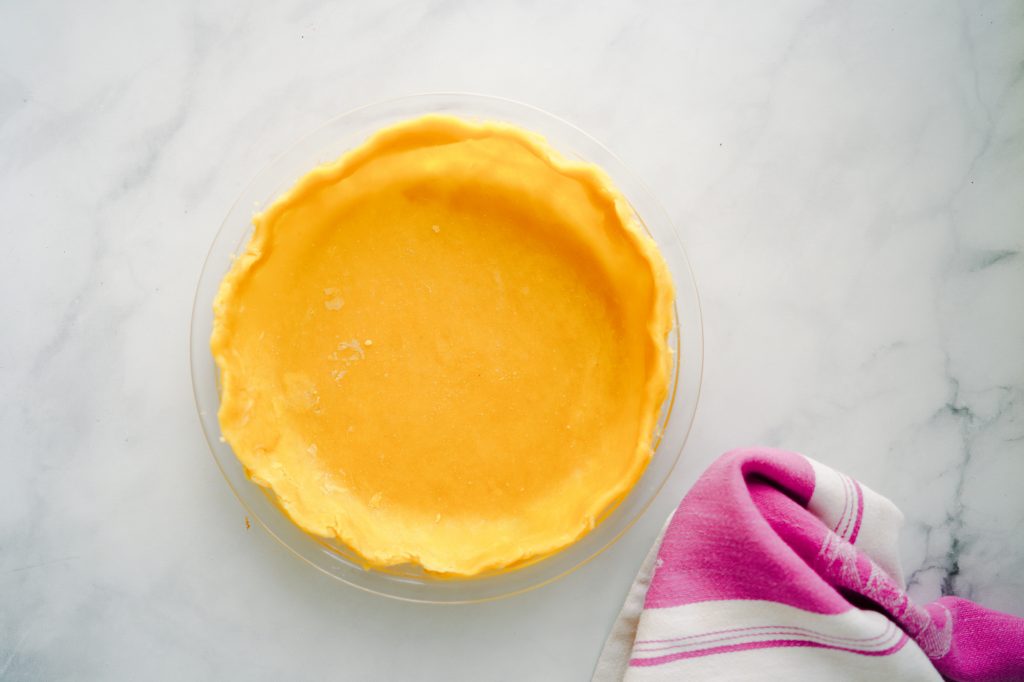 pie crust on white counter