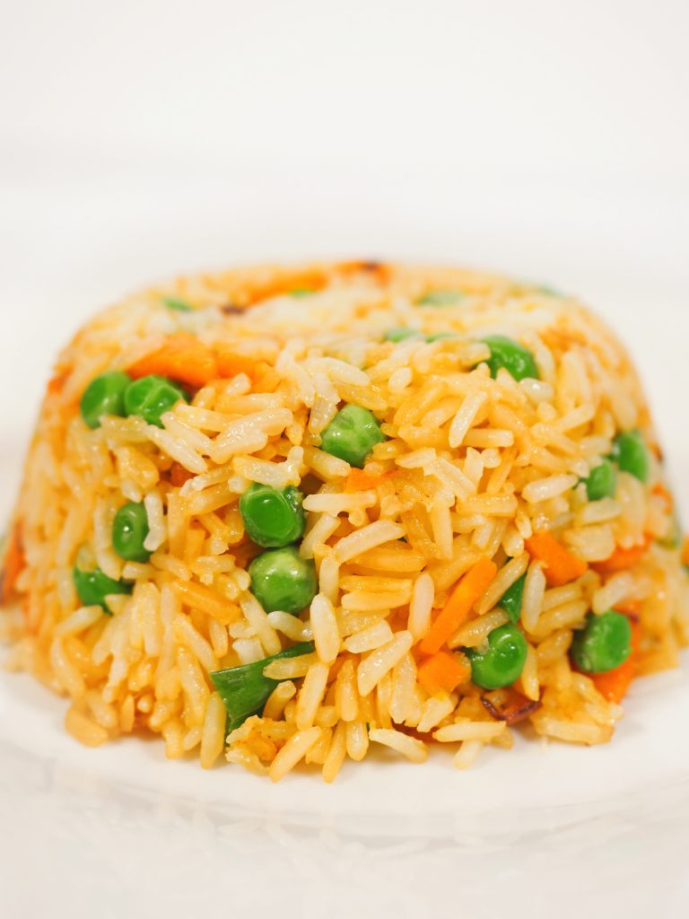 mound of vegan fried rice