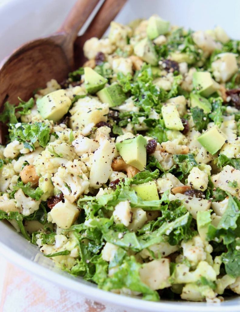 This roasted cauliflower salad is super flavorful and perfect for a vegan 4th of July