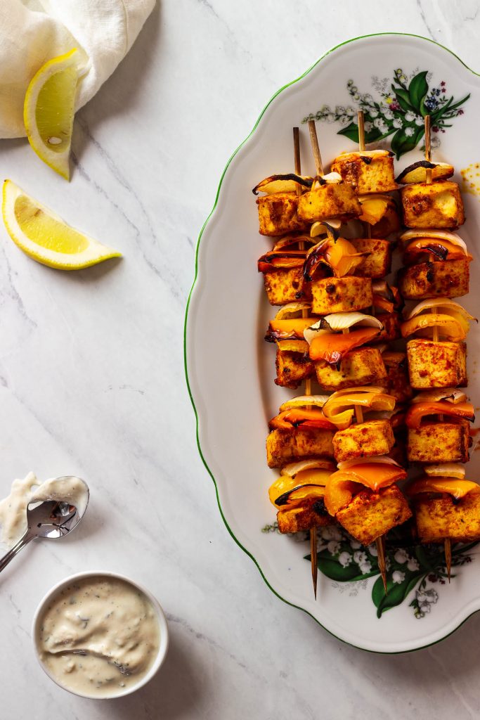 These skewers are perfect for your vegan 4th of July celebration