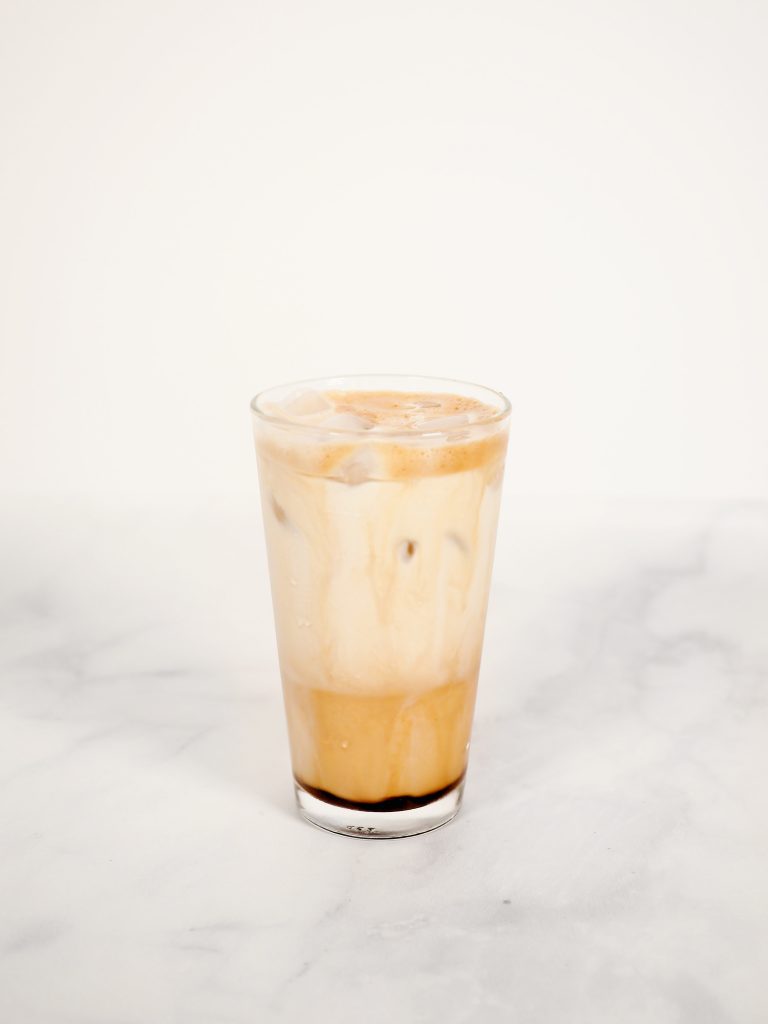 Photo of a Greek frappe which is the perfect beverage for your Mother's Day brunch. 