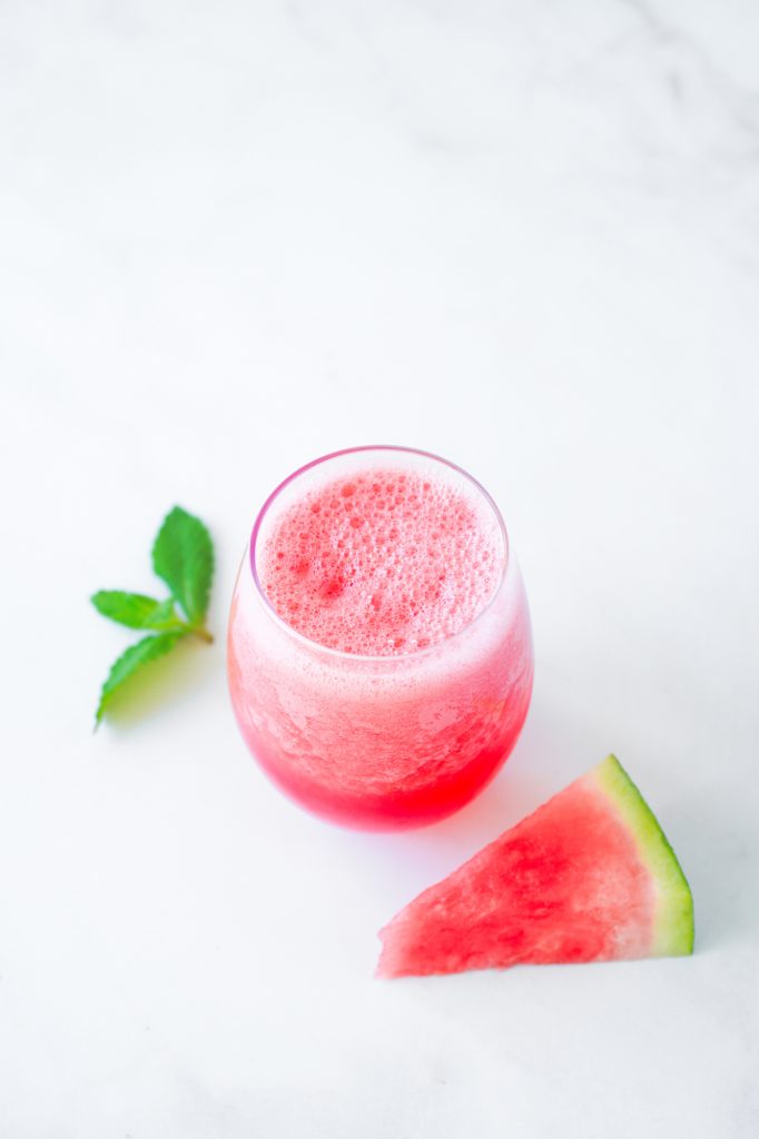 how to make a watermelon smoothie without a blender