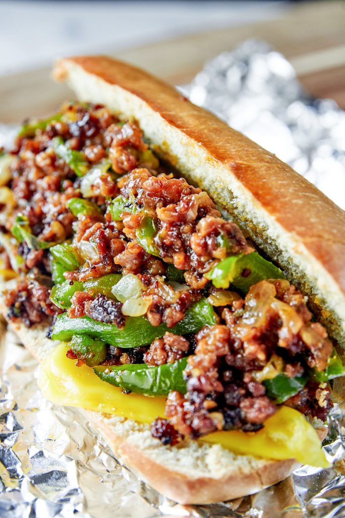 Easy Vegan Philly Cheesesteak - Wow, It's Veggie?!