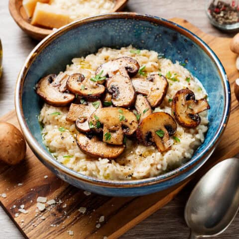 Vegan Mushroom Risotto