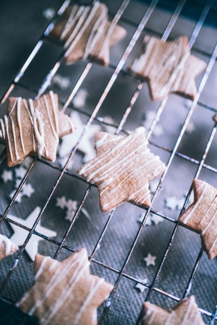 Finished look of unique white chocolate salted caramel cookies recipe