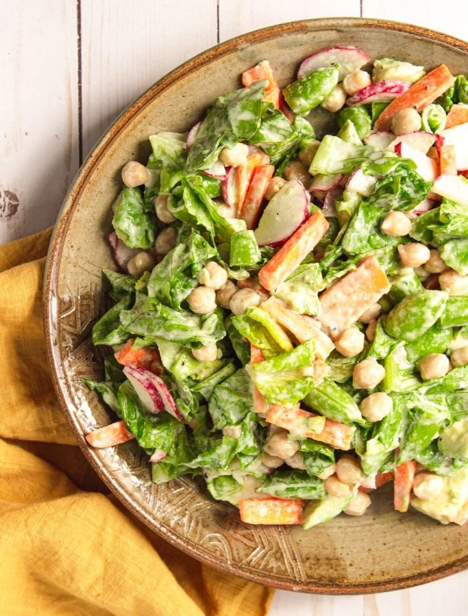 Photo of vegan chopped salad
