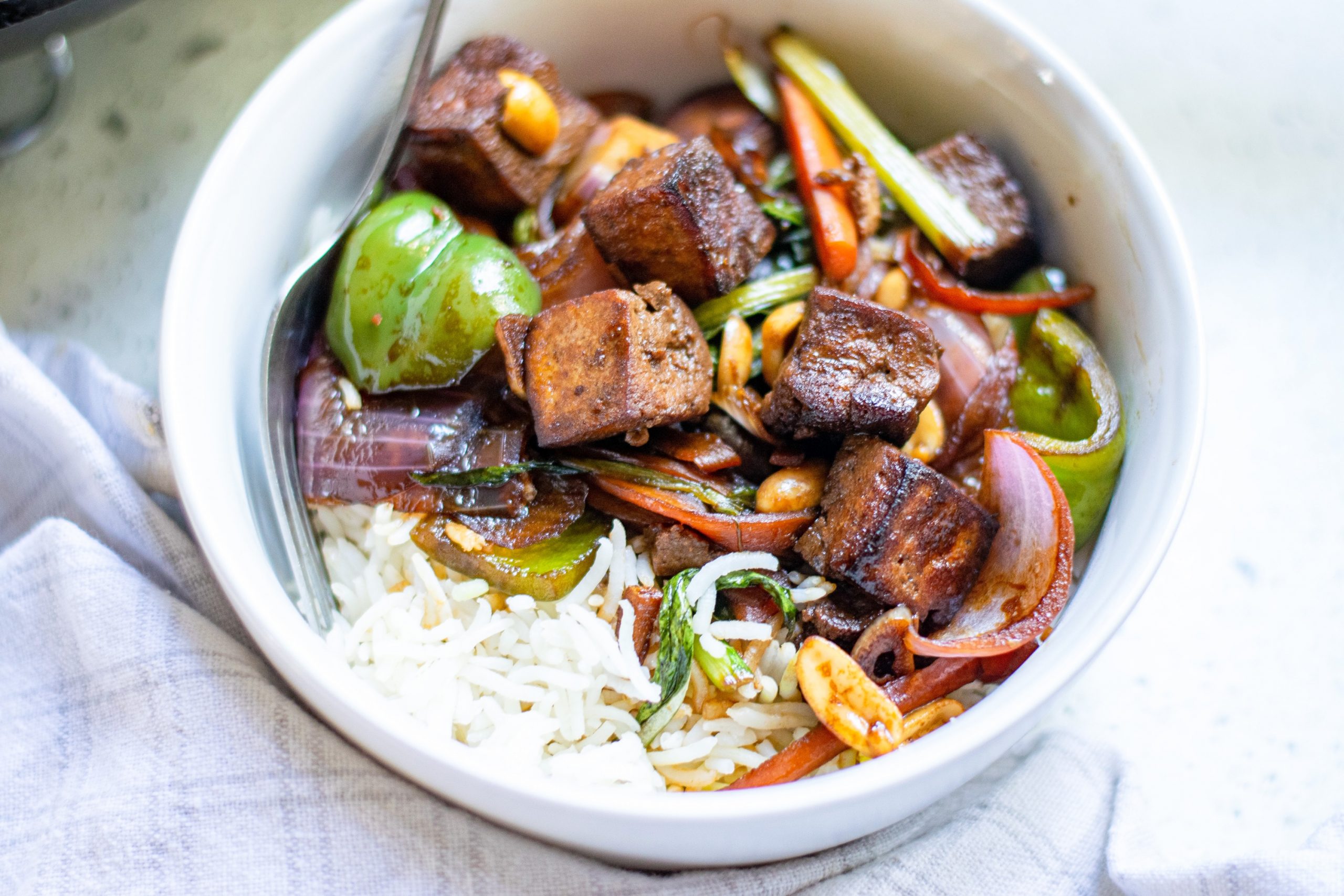 Best-Ever Kung Pao Tofu (Vegan) - Wow, It's Veggie?!