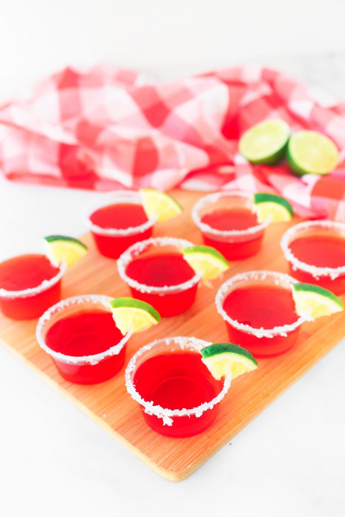 Strawberry Margarita Vegan Jello Shots - Wow, It's Veggie?!