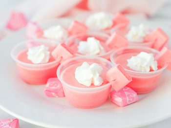 pink starburst jello shots with cool whip