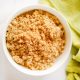 vegan crumble topping from above