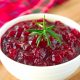healthy vegan cranberry sauce with rosemary