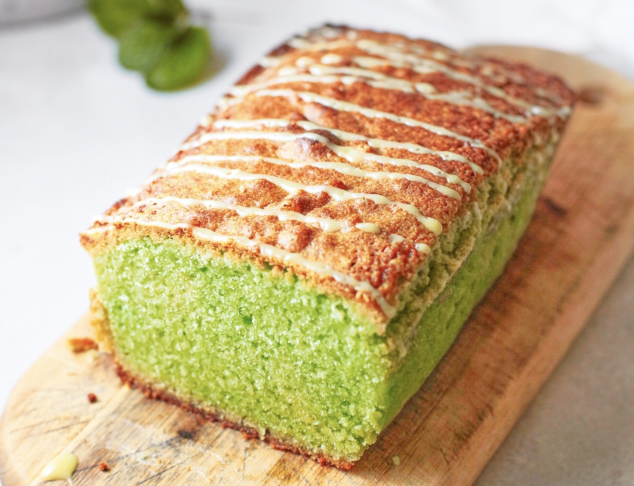 Easy Vegan Matcha Pound Cake