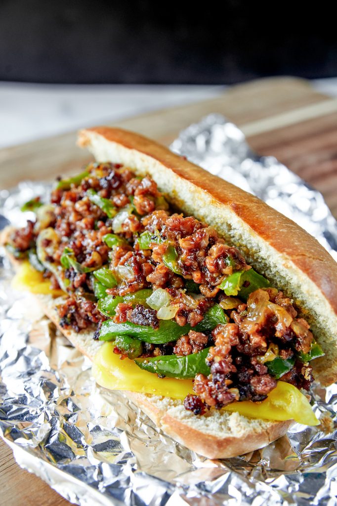 Easy Vegan Philly Cheesesteak - Wow, It's Veggie?!