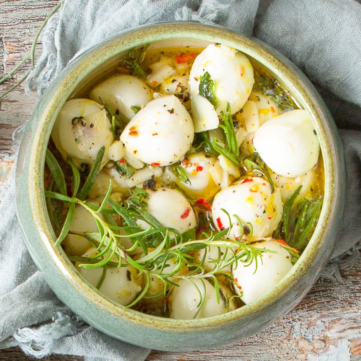 Marinated mozzarella online balls